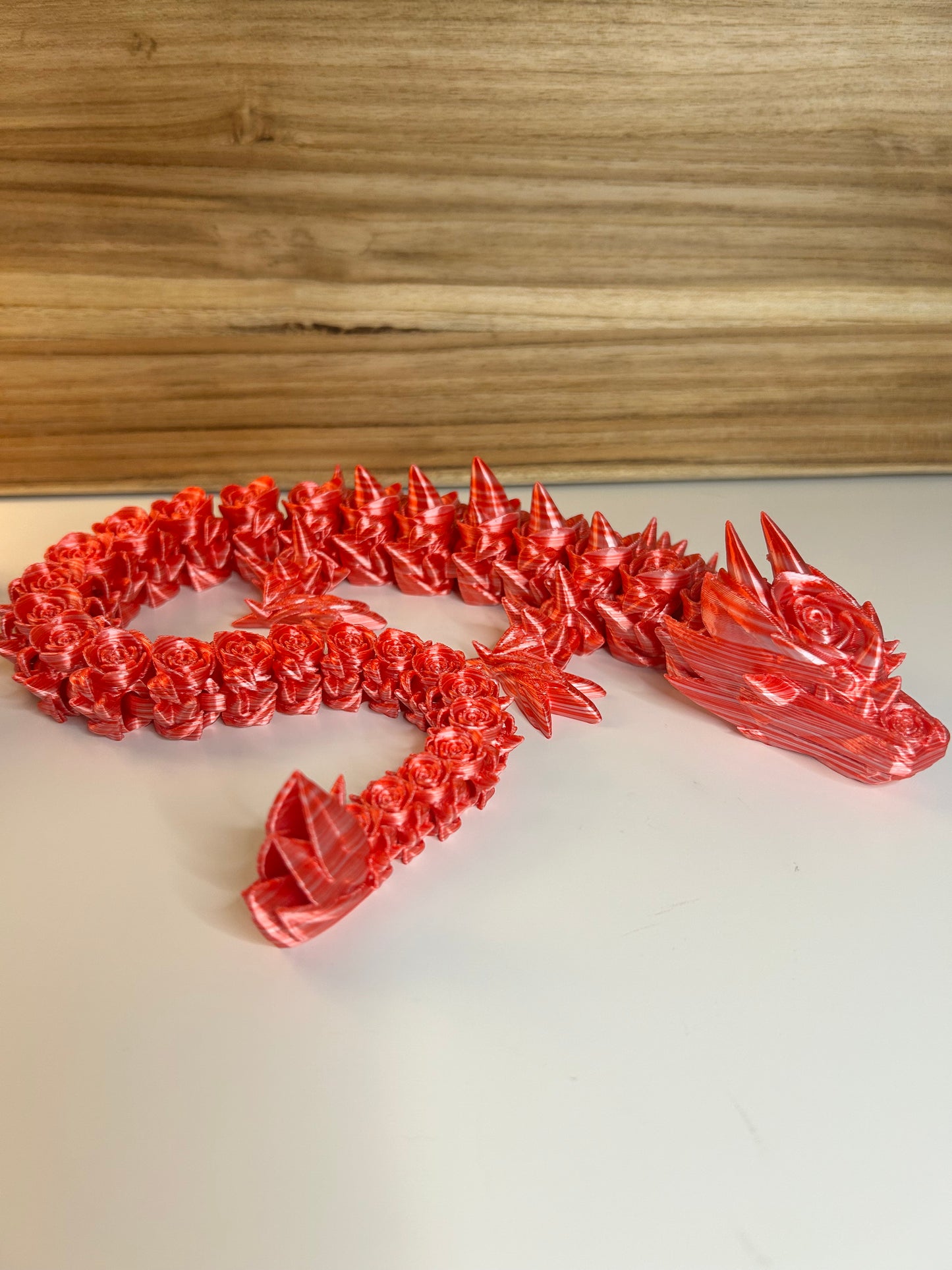 21 Inch Rose Dragon - 3D Printed