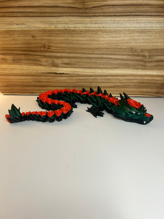 21 Inch Rose Dragon - 3D Printed