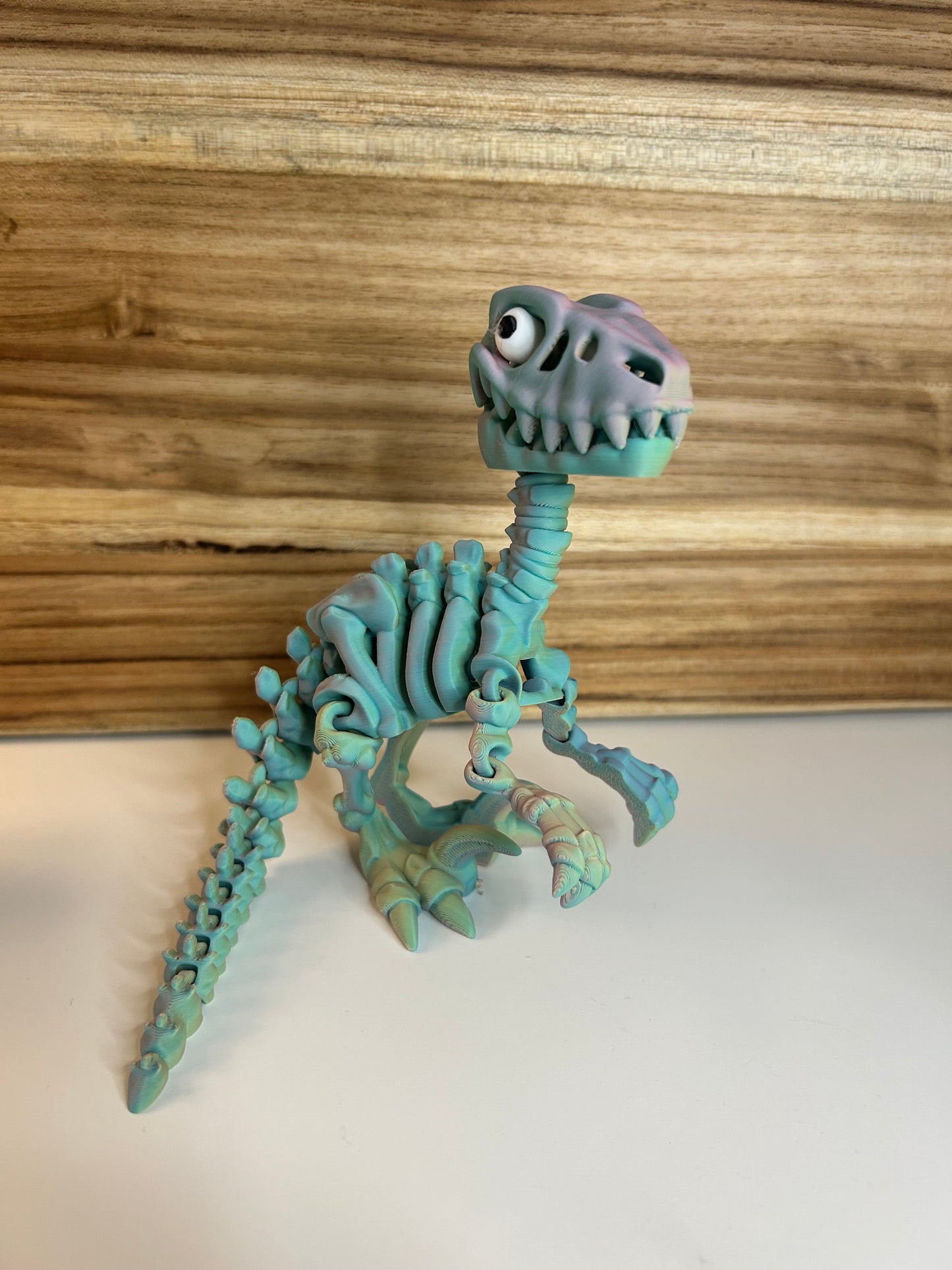 Skeleton Raptor Dinosaur - 3d Printed