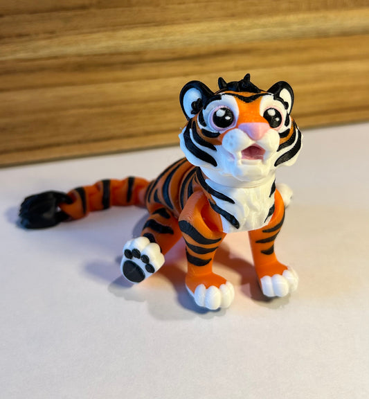 Striped Tiger - 3D printed
