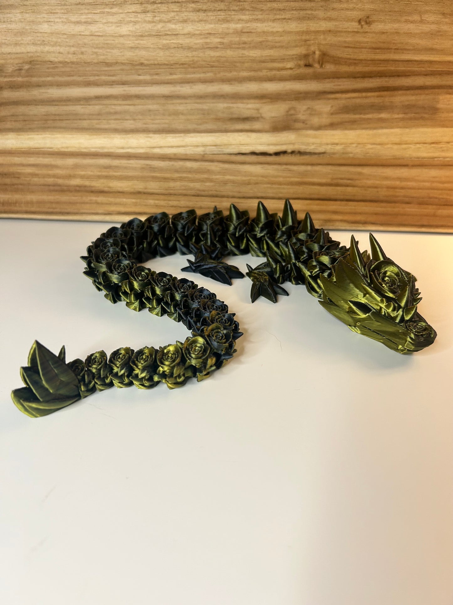 21 Inch Rose Dragon - 3D Printed