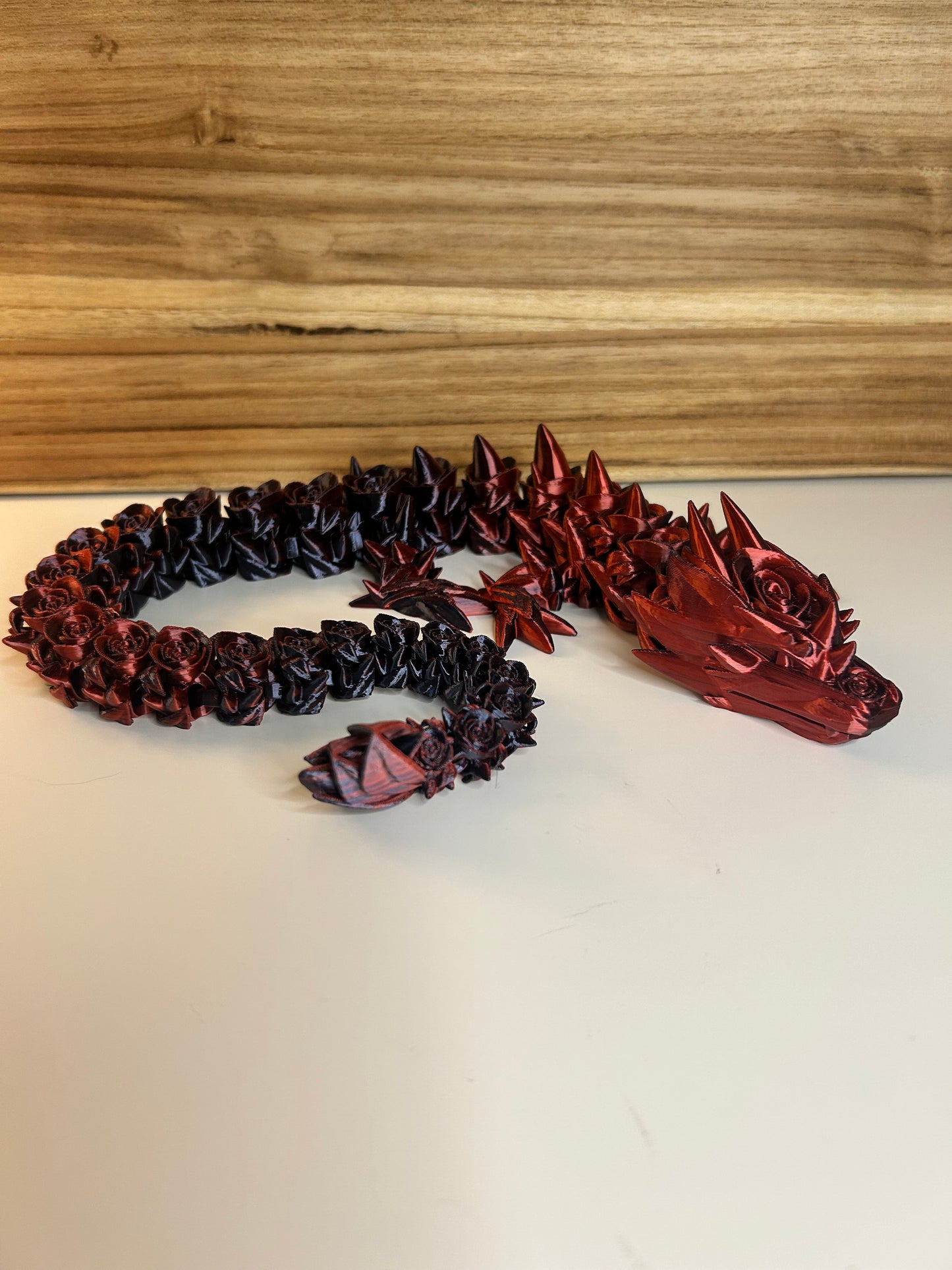 21 Inch Rose Dragon - 3D Printed
