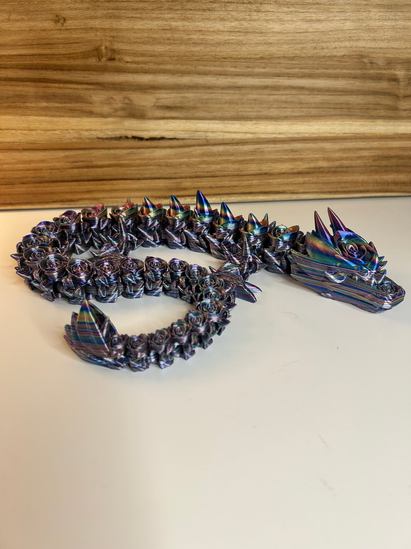 21 Inch Rose Dragon - 3D Printed