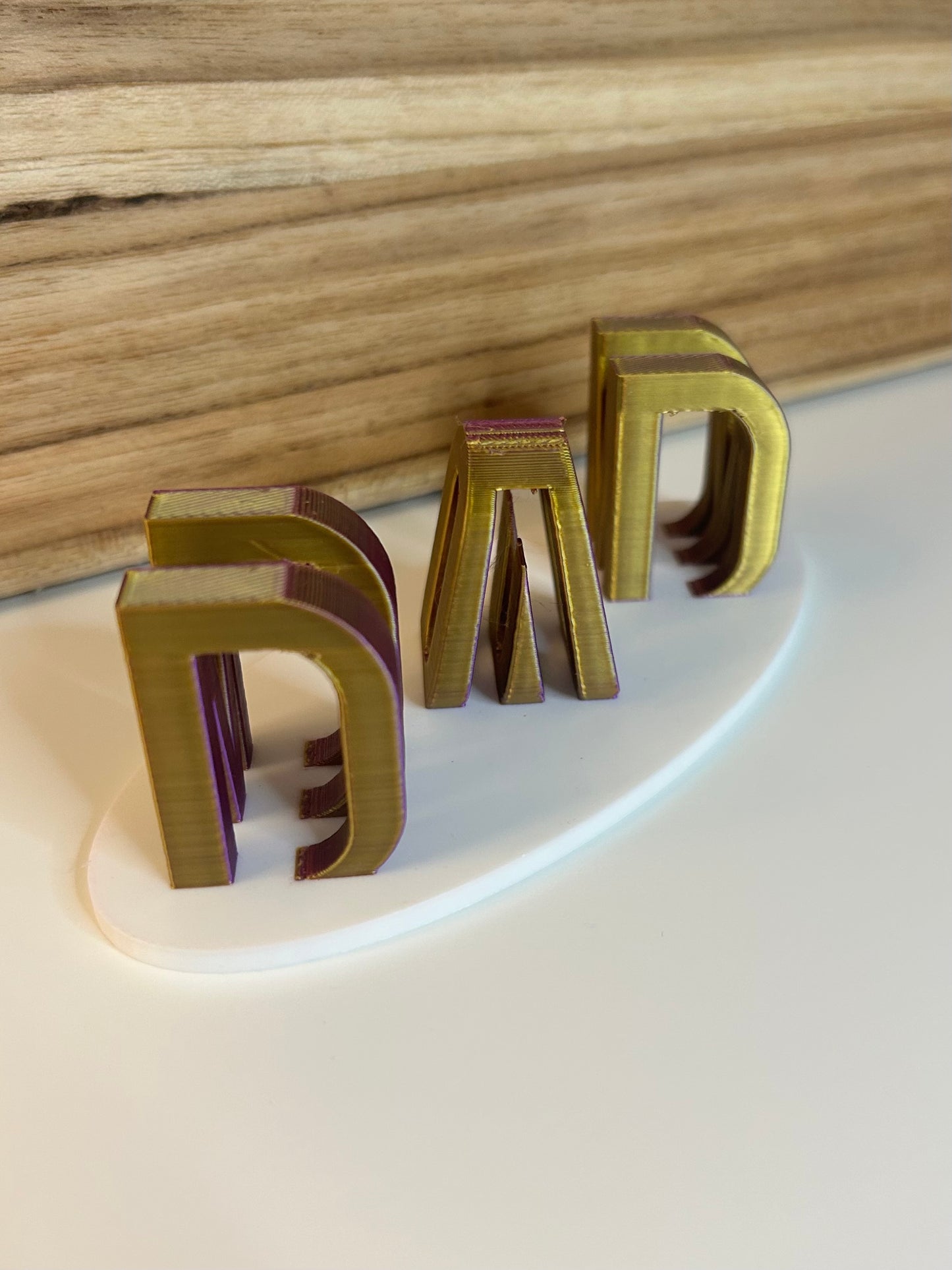Reversing Mom/Dad Sign - 3D Printed