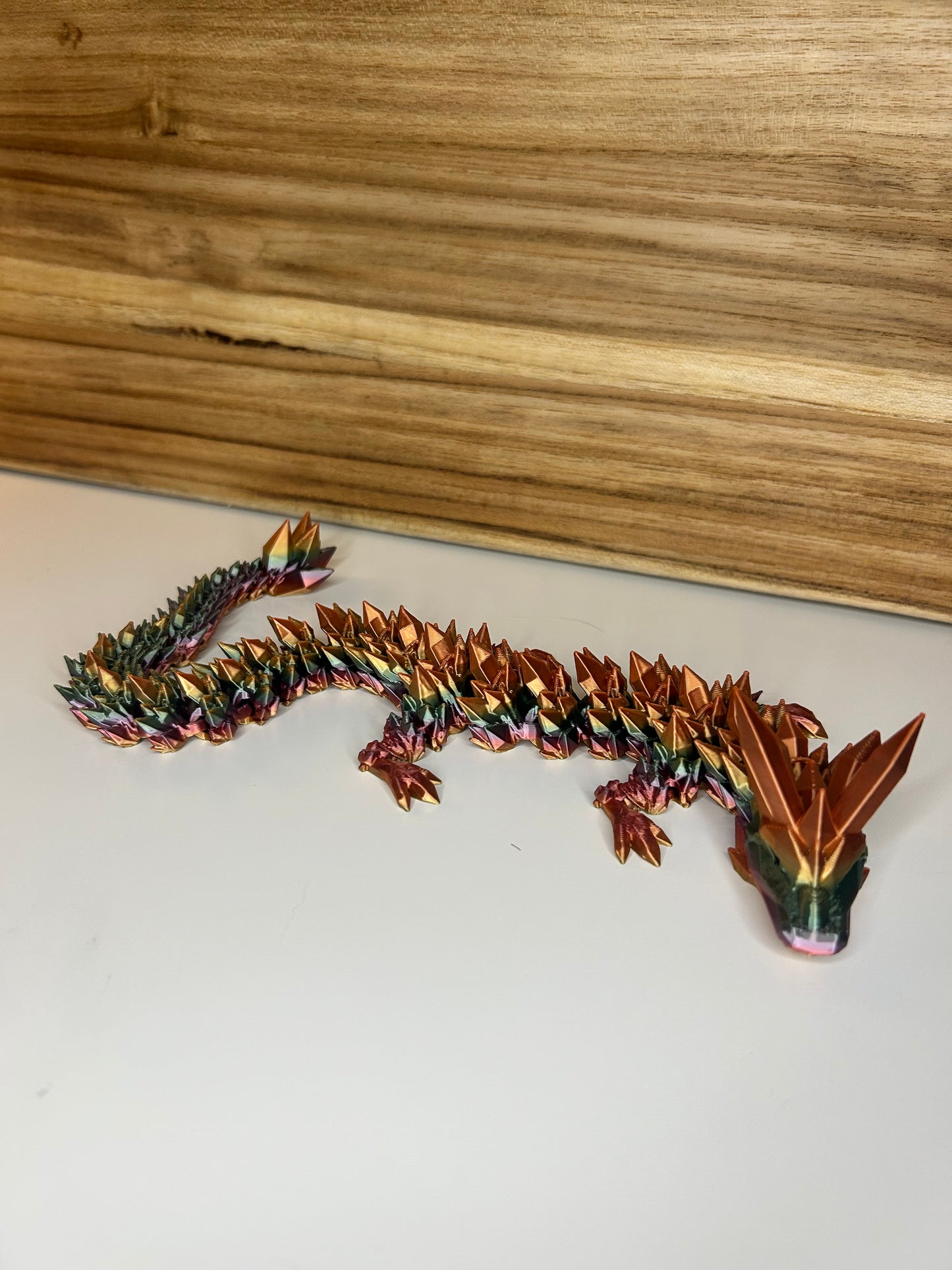 14 Inch Crystal Dragon - 3D Printed