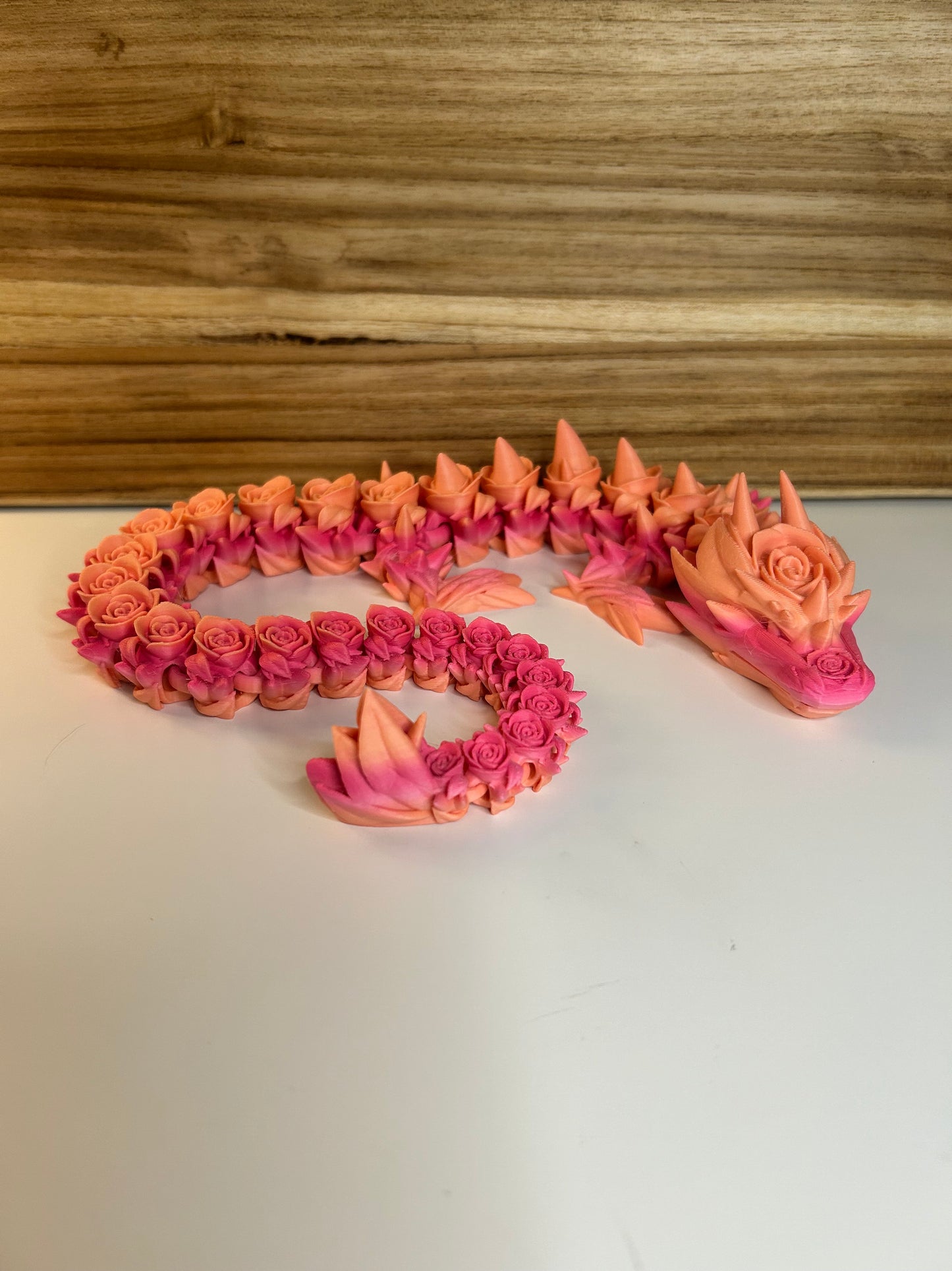 21 Inch Rose Dragon - 3D Printed
